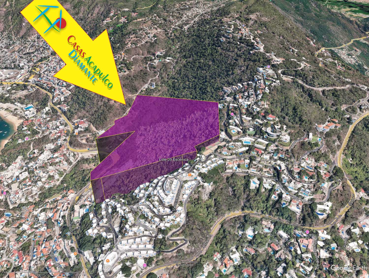 Terreno Lote 39 Escénica - Ubicación satelital y entorno 12